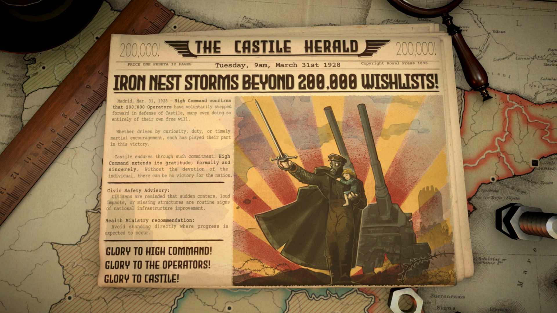 Castile Herald - 200,000 Wishlists